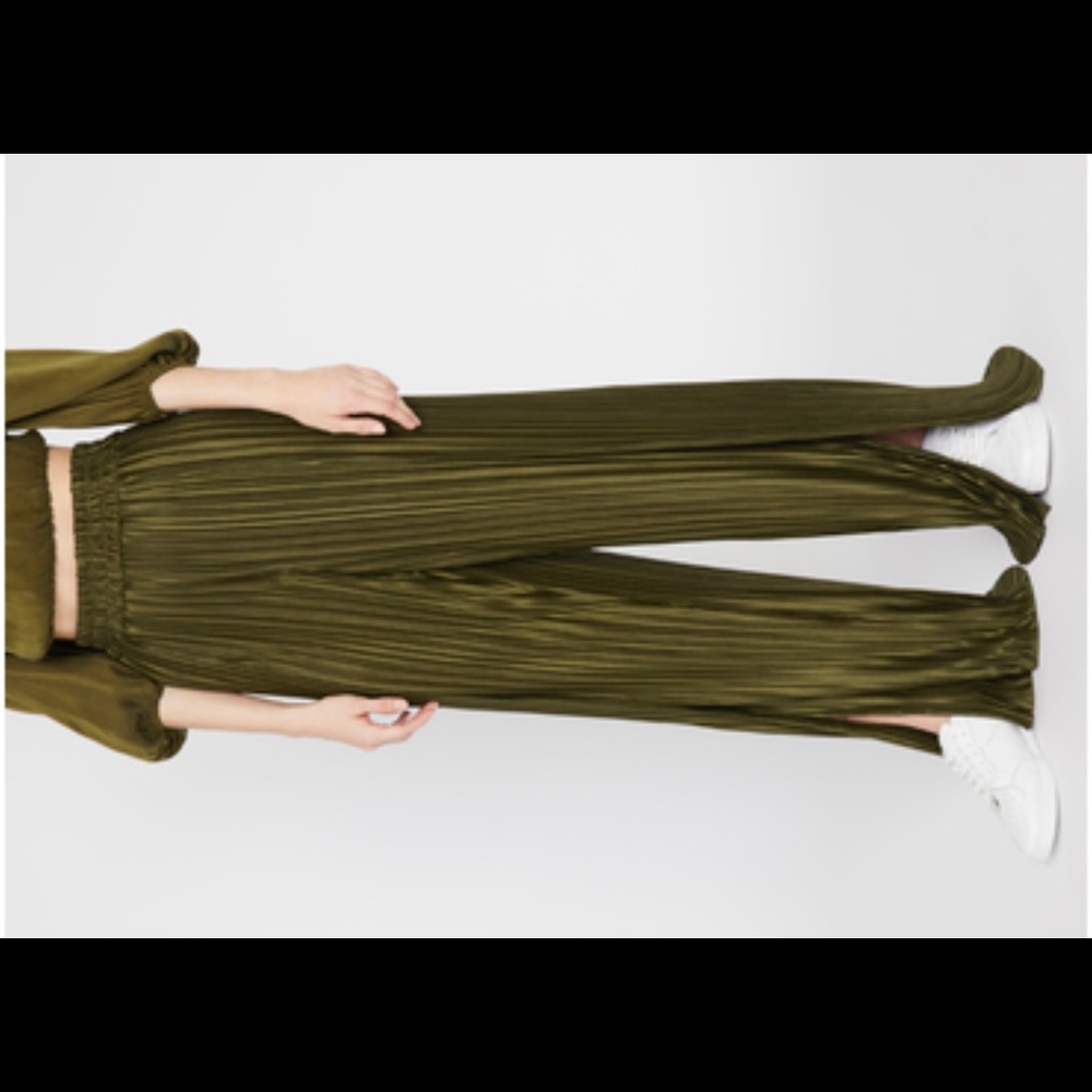 Alice and Olivia Elba Split Front Pant